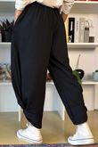 The Sunday Morning 7/8 Twist Pant Black 
